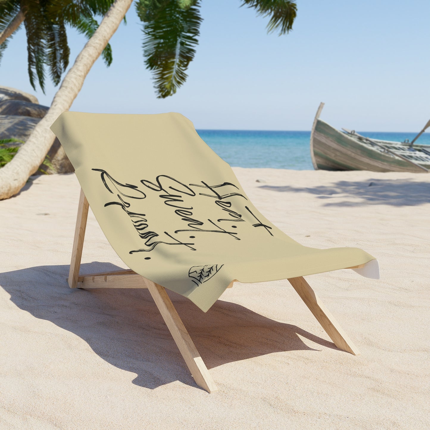 Timberglo “Heat. Sweat. Repeat.” Beach Towel