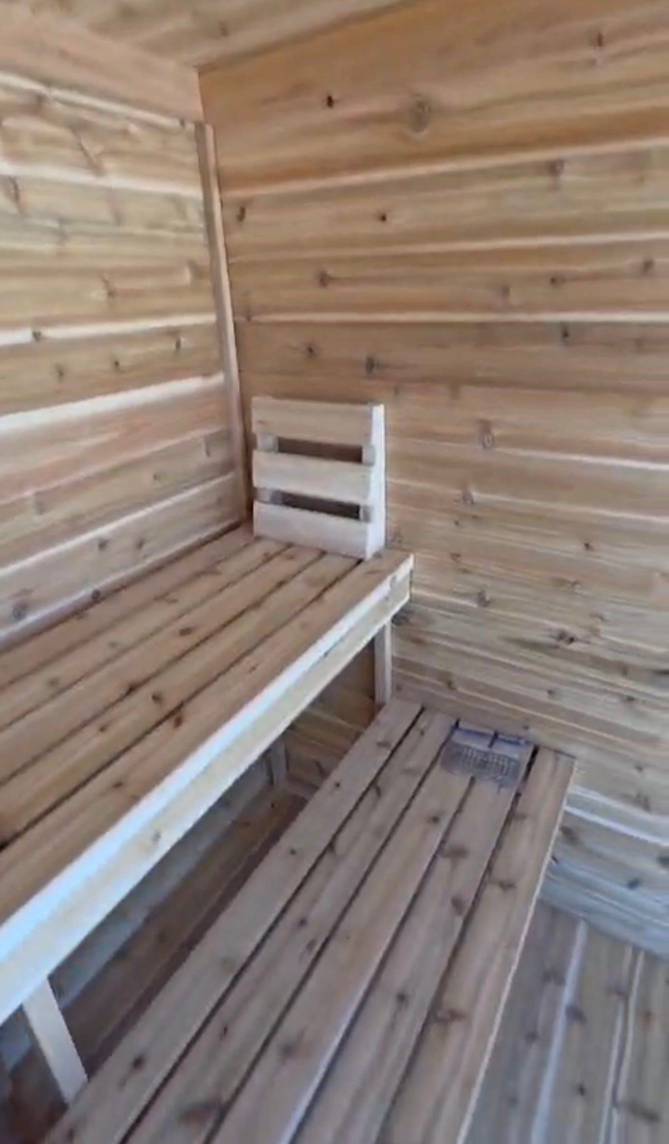 Signature Series Knotty Red Cedar Modern Sauna
