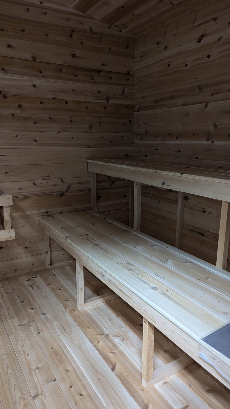8x8 Modern Sauna with Leanto Roof image 7