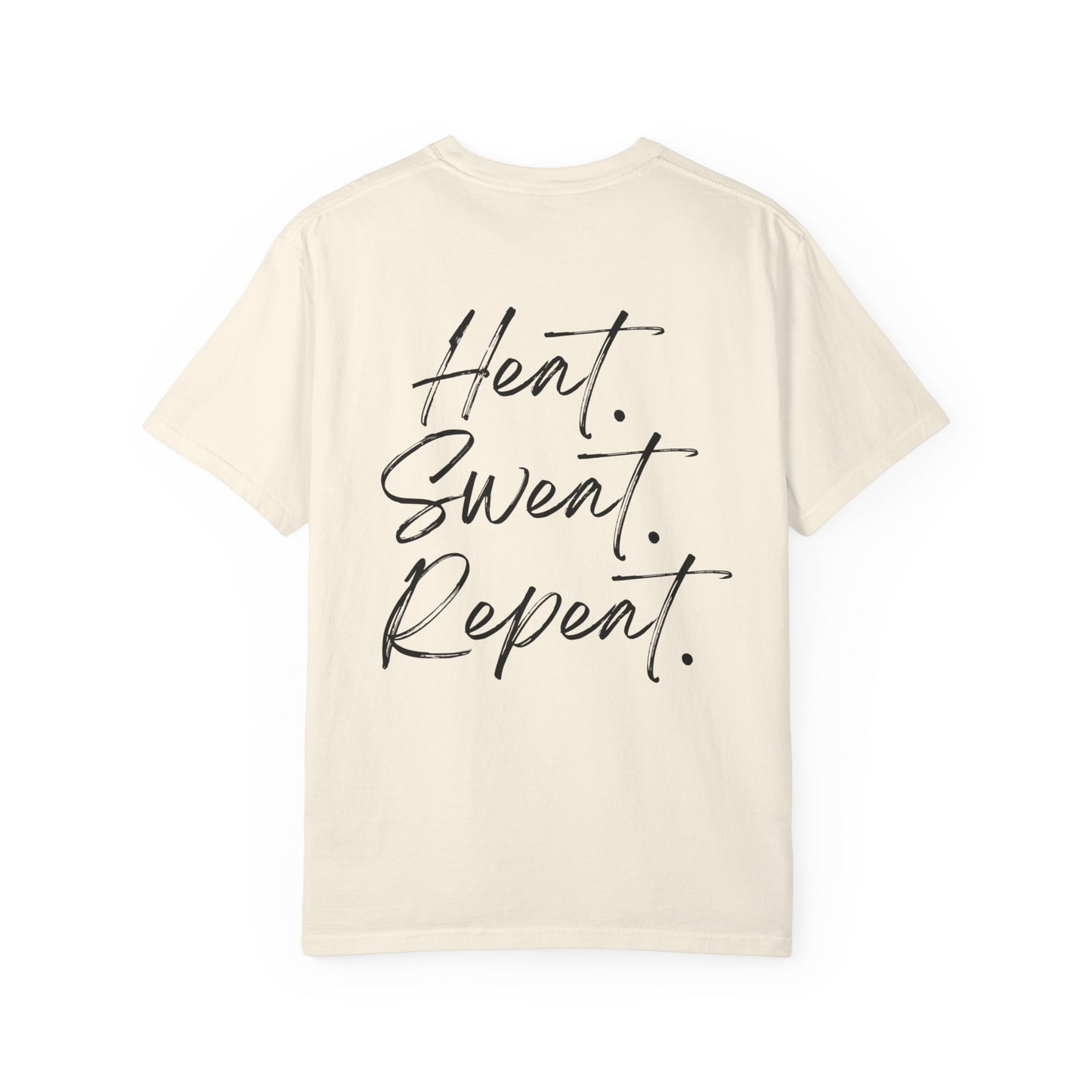 Timberglo “Heat. Sweat. Repeat.” Comfort Colors Heavyweight T-Shirt