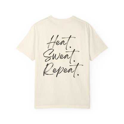 Timberglo “Heat. Sweat. Repeat.” Comfort Colors Heavyweight T-Shirt