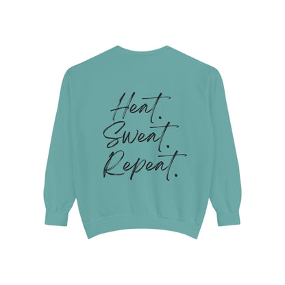Timberglo “Heat. Sweat. Repeat.” Garment-Dyed Sweatshirt