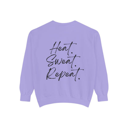 Timberglo “Heat. Sweat. Repeat.” Garment-Dyed Sweatshirt