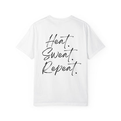 Timberglo “Heat. Sweat. Repeat.” Comfort Colors Heavyweight T-Shirt