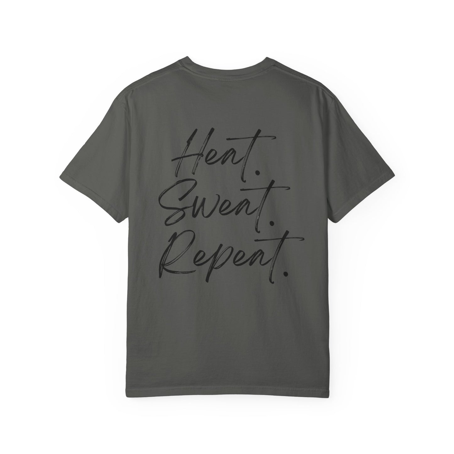 Timberglo “Heat. Sweat. Repeat.” Comfort Colors Heavyweight T-Shirt