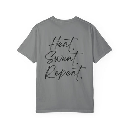 Timberglo “Heat. Sweat. Repeat.” Comfort Colors Heavyweight T-Shirt
