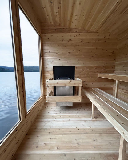 8x12 Modern Sauna with Leanto Roof and Changeroom image 7
