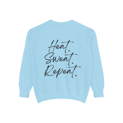 Timberglo “Heat. Sweat. Repeat.” Garment-Dyed Sweatshirt