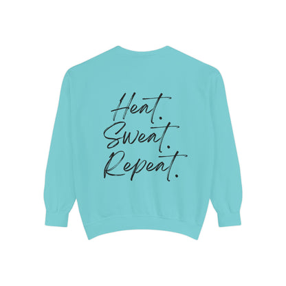Timberglo “Heat. Sweat. Repeat.” Garment-Dyed Sweatshirt