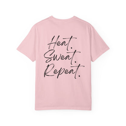 Timberglo “Heat. Sweat. Repeat.” Comfort Colors Heavyweight T-Shirt