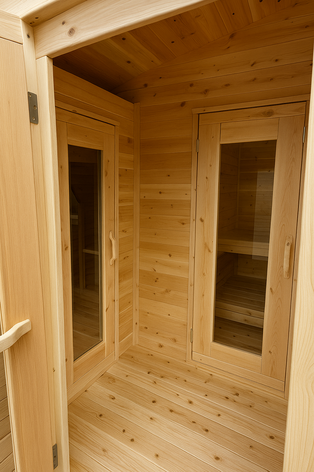8x12 Cabin Sauna with Change room image 1