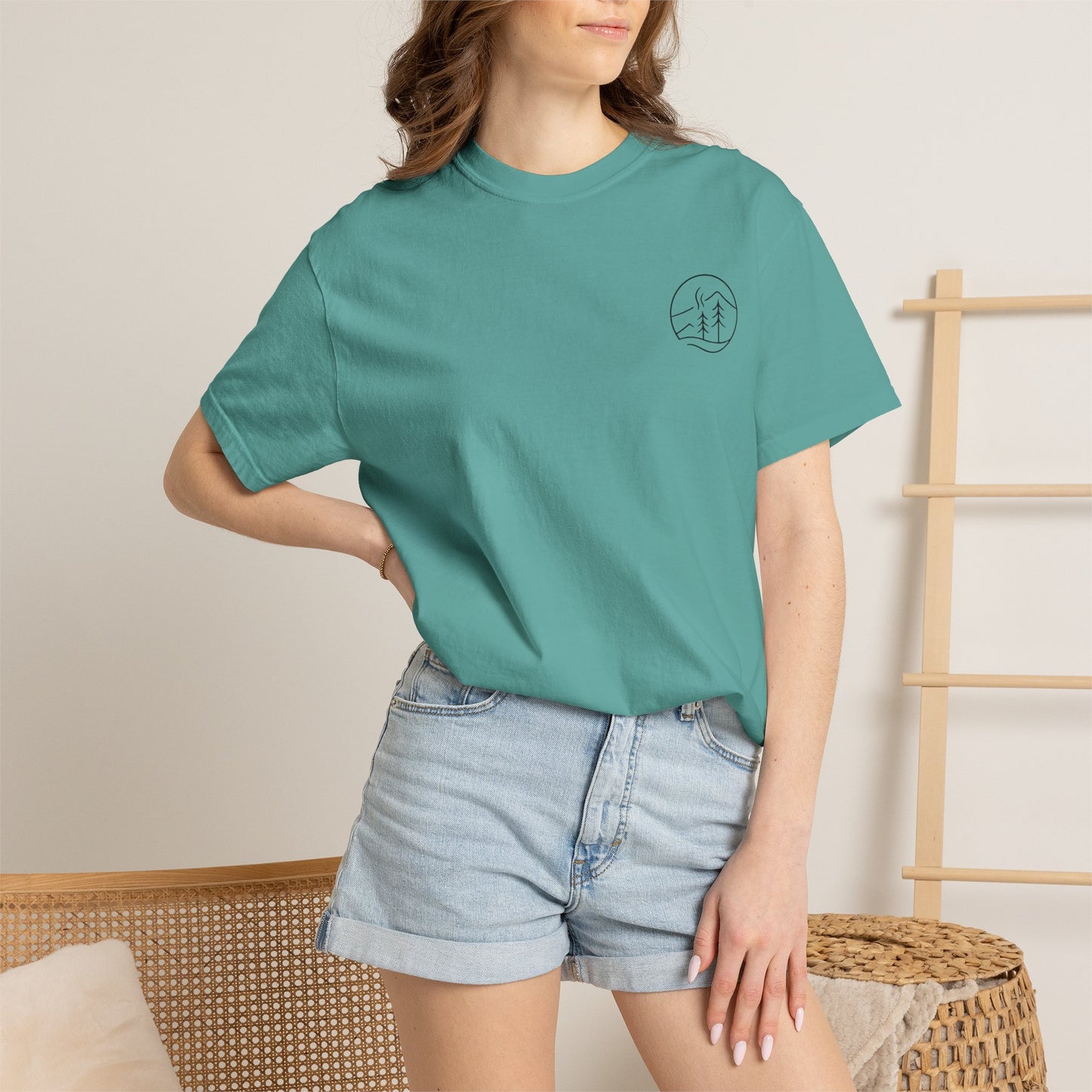 Timberglo “Heat. Sweat. Repeat.” Comfort Colors Heavyweight T-Shirt