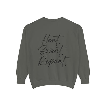 Timberglo “Heat. Sweat. Repeat.” Garment-Dyed Sweatshirt