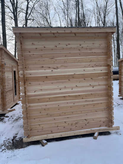 7x7 Modern Sauna with Leanto Roof image 10