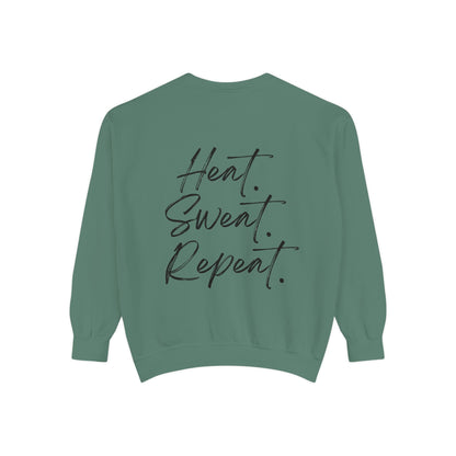 Timberglo “Heat. Sweat. Repeat.” Garment-Dyed Sweatshirt