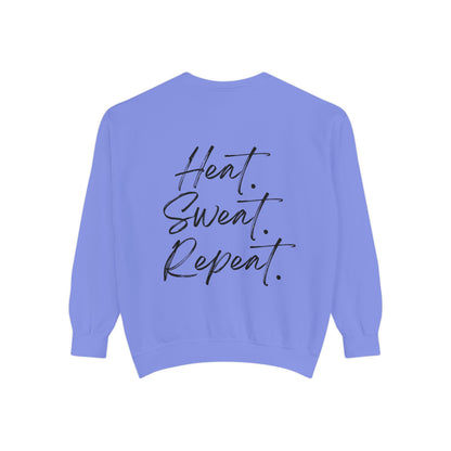 Timberglo “Heat. Sweat. Repeat.” Garment-Dyed Sweatshirt