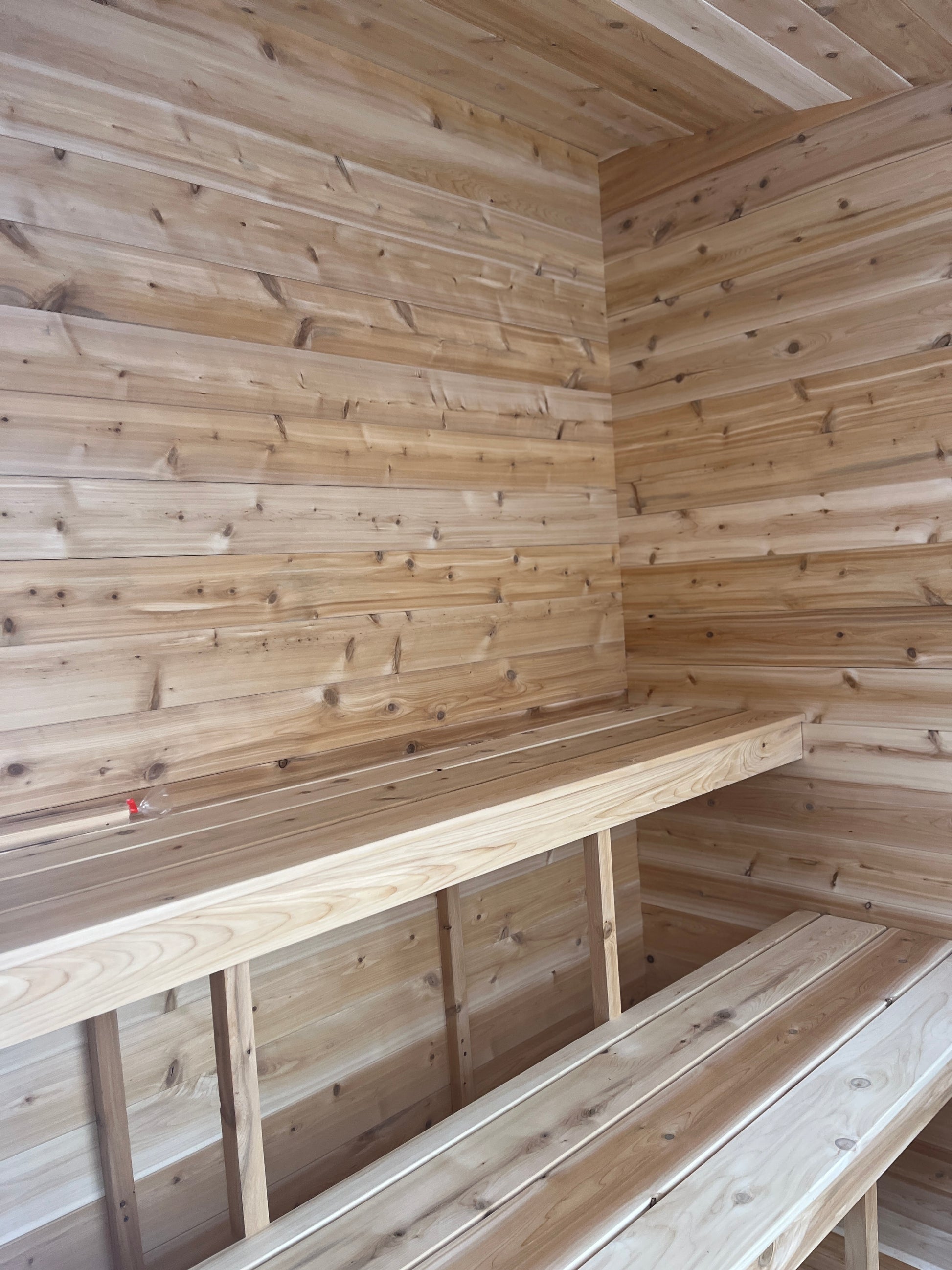 7x7 Modern Sauna with Leanto Roof image 9