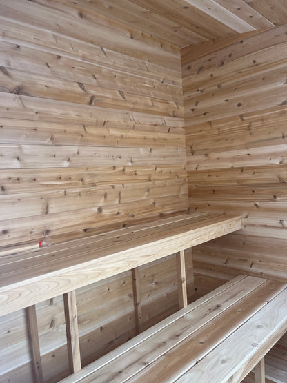 7x7 Modern Sauna with Leanto Roof image 9