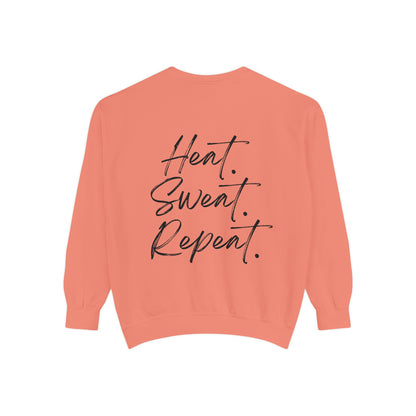 Timberglo “Heat. Sweat. Repeat.” Garment-Dyed Sweatshirt