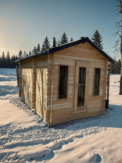 8x12 Cabin Sauna with Change room image 0