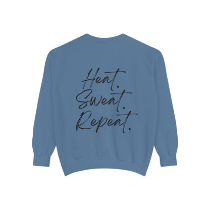 Timberglo “Heat. Sweat. Repeat.” Garment-Dyed Sweatshirt