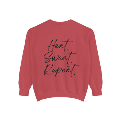 Timberglo “Heat. Sweat. Repeat.” Garment-Dyed Sweatshirt