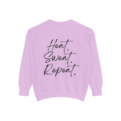 Timberglo “Heat. Sweat. Repeat.” Garment-Dyed Sweatshirt
