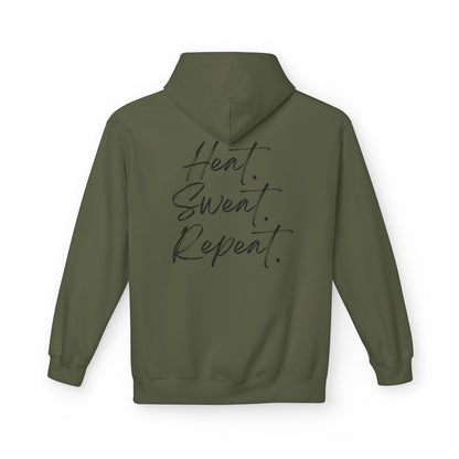 Timberglo “Heat. Sweat. Repeat.” Unisex Hoodie