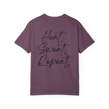 Timberglo “Heat. Sweat. Repeat.” Comfort Colors Heavyweight T-Shirt