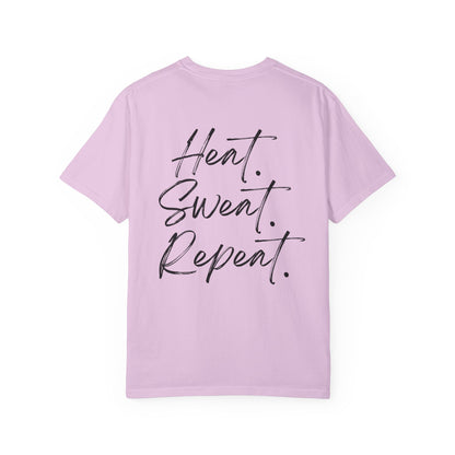 Timberglo “Heat. Sweat. Repeat.” Comfort Colors Heavyweight T-Shirt