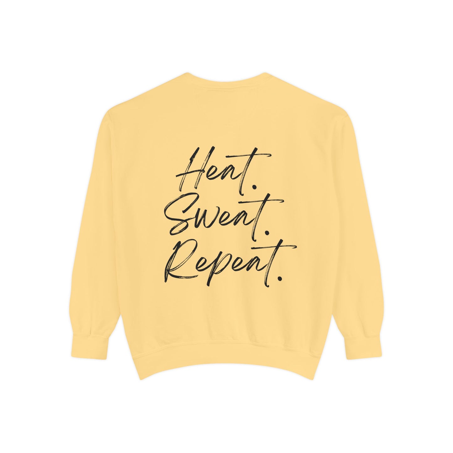 Timberglo “Heat. Sweat. Repeat.” Garment-Dyed Sweatshirt