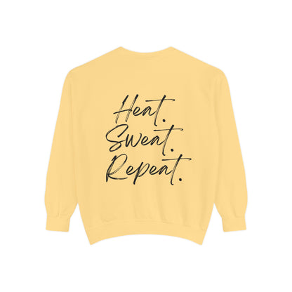 Timberglo “Heat. Sweat. Repeat.” Garment-Dyed Sweatshirt