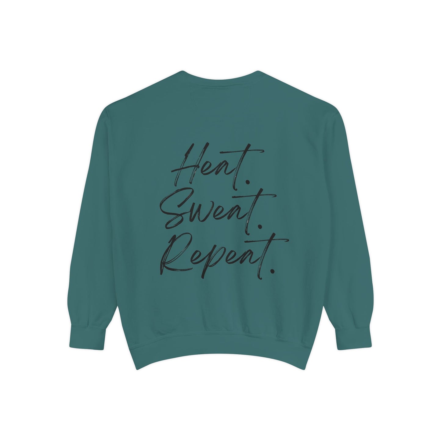Timberglo “Heat. Sweat. Repeat.” Garment-Dyed Sweatshirt