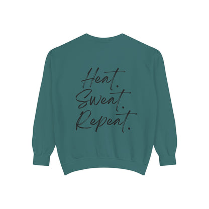 Timberglo “Heat. Sweat. Repeat.” Garment-Dyed Sweatshirt