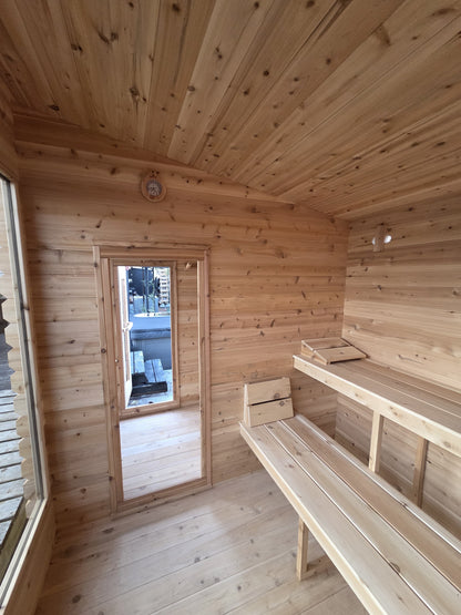 8x12 Modern Sauna with Leanto Roof and Changeroom image 4