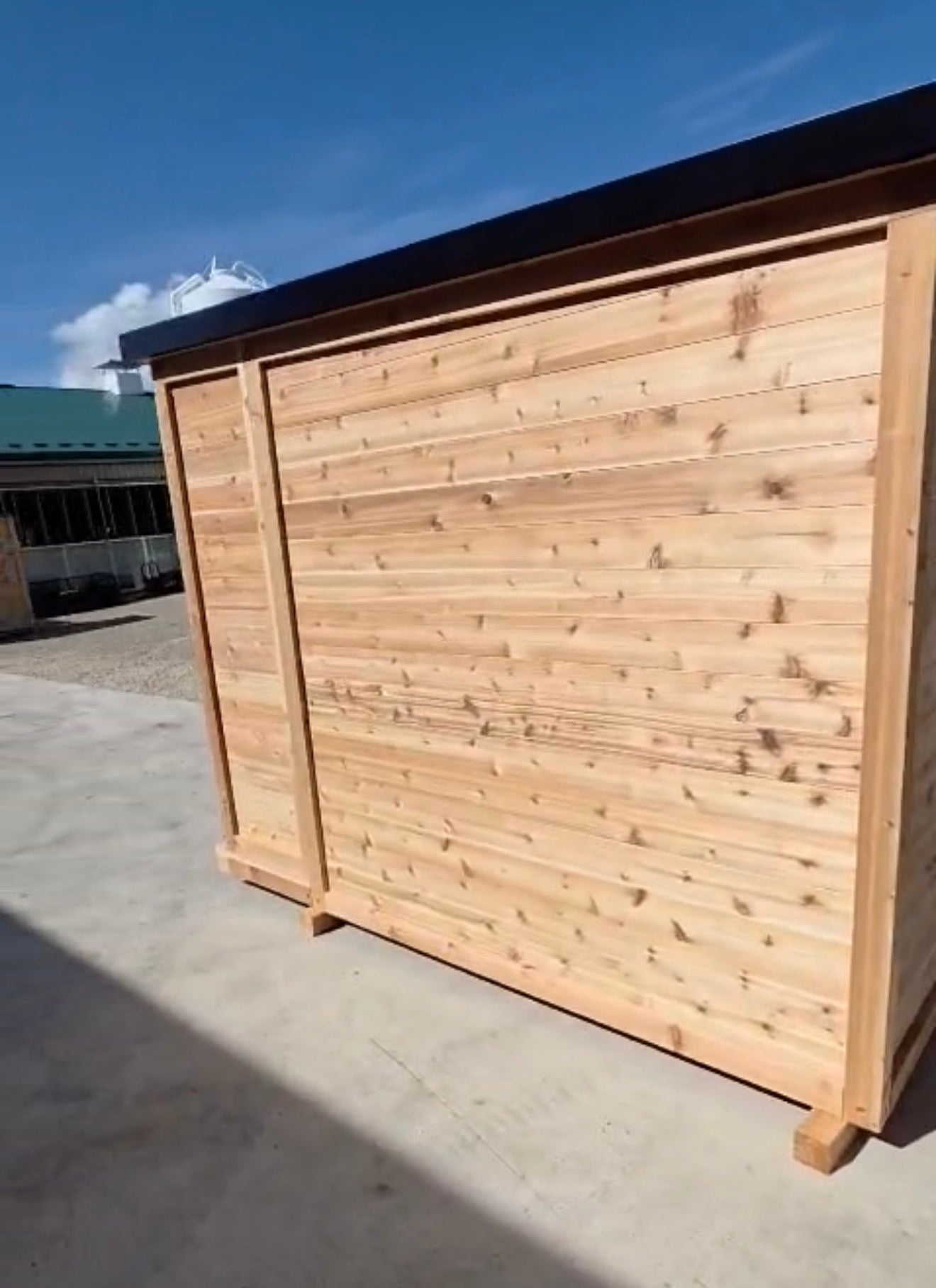 Signature Series Knotty Red Cedar Modern Sauna