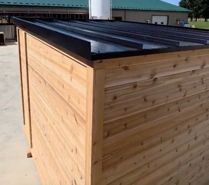 Signature Series Knotty Red Cedar Modern Sauna