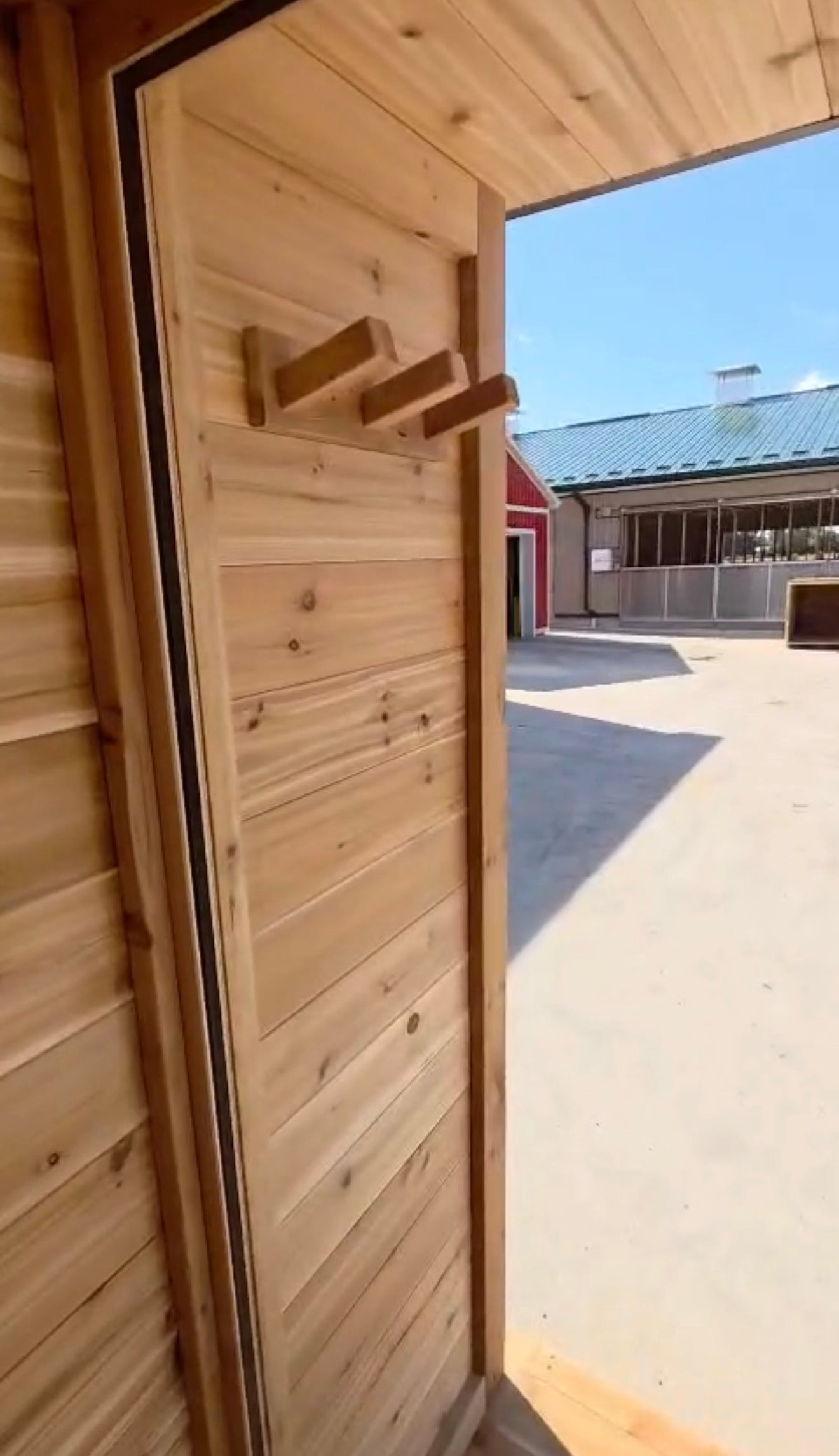 Signature Series Knotty Red Cedar Modern Sauna