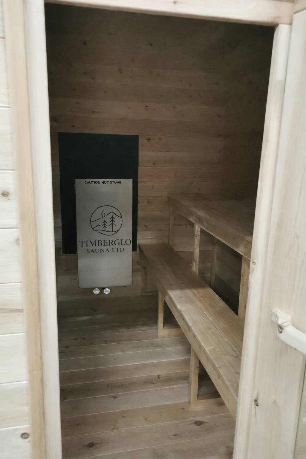 Modern 8x8 Cabin Sauna with Steel Roof and Siding image 2